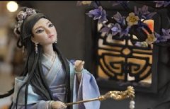 面塑“仙女“美得让人失语，身姿窈窕，衣袂翩跹。